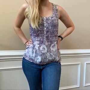 Eddie Bauer Button Tank Top